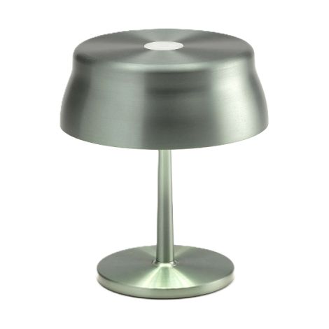 Zafferano Sister Light Mini Wi-fi Lampada a led smart da tavolo Verde ricaricabile e dimmerabile - 2200-2700-3000-4000K 3,2W h17cm
