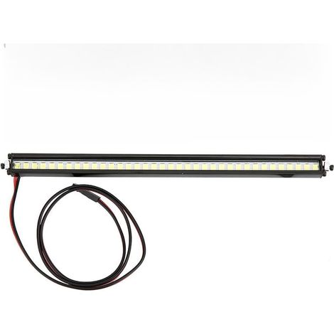 Mini Lampe de Toit LED pour Voiture sur Chenilles RC, Lampe Décorative Haute luminosité pour Modèles 1/10 RC, Métal et Plastique, Adaptée pour /-4, échelle 1/10, 36 Puces LED (Style Wrangler) (1/5)