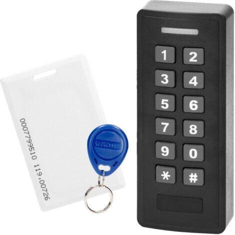 1 Serrure électrique, Clavier rétroéclairé, Lecteur RFID 125 kHz, Gestion 1000 utilisateurs, Pour portail (1/5)