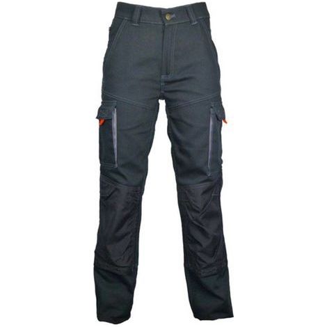 Pantalon Typhon+ Noir/gris Résistance Et Confort Pro Taille 44 - Pbv (1/4)