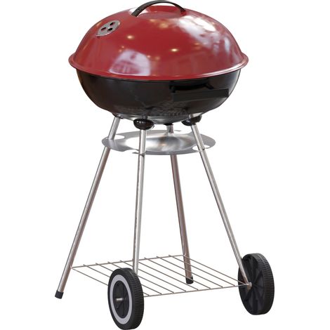 Kettle BBQ Charcoal Barbecue Garden Outdoor Freestanding Portable Grill Picnic