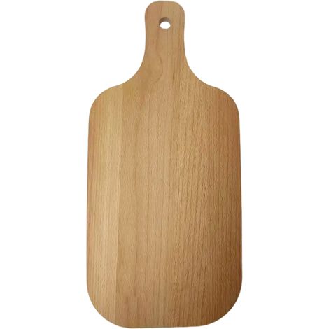 1 Planche à découper, bois massif de jujubier, manche ergonomique, sans peinture, suspension murale, cuisine (1/5)