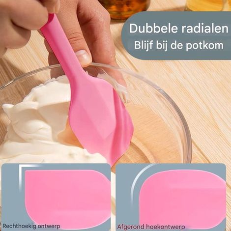 1 spatola in silicone, spatola da cucina resistente al calore, spatola antiaderente per cucinare e cuocere al forno, spatola resistente alle alte temperature, multifunzionale (1/5)