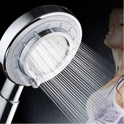pair Pommeau Douche Anti Calcaire en Aluminium Haute Température Douchette Robuste (1/4)