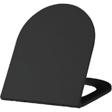 Sedile WC Magnolia con Soft Close Linph Nero Opaco