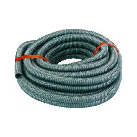 Flexible armé PVC gris, diamètre 32 mm, couronne de 20M.