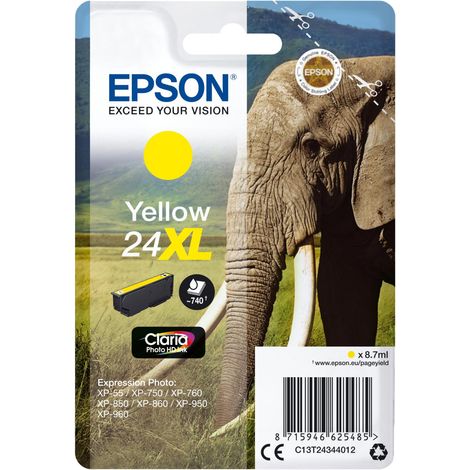 Epson Elephant C13T24344022 Druckerpatrone 1 Stück(e) Original Gelb