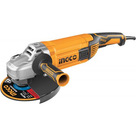 Ingco AG75018 - Smerigliatrice Angolare 115mm 750W Disco di Smerigliatura