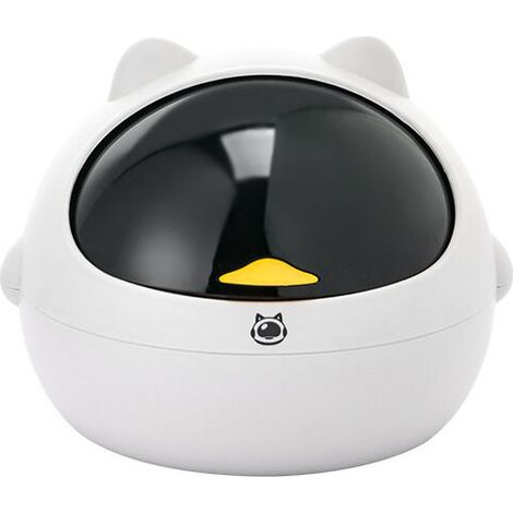 Mini poubelle de bureau avec couvercle seau sanitaire pelle à graines de melon poubelle de voiture (1/5)