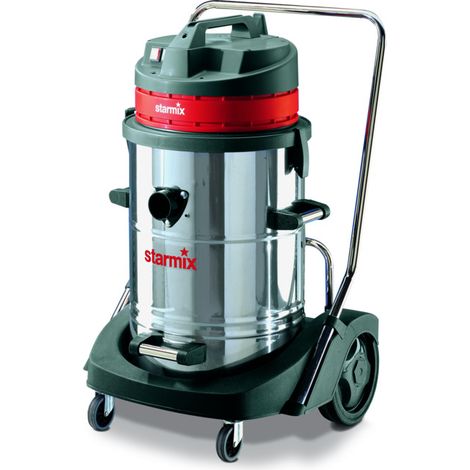 Aspirateur de nettoyage spécial Starmix (humide/sec) avec un conteneur en acier de 78l et 3 moteurs (1/2)