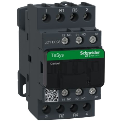 TeSys LC1D - contacteur - 4P (2F+2O) - AC-1 440V - 20A - bobine 24Vca  - LC1D098B7