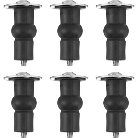 6 pièces Vis Expansion pour Abattant, Acier Inoxydable (1/5)