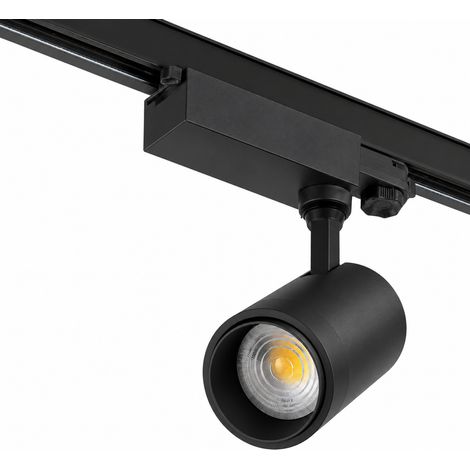 Faretto a binario LED multiangolo Triac 30W 2700Lm CRI90 3CCT Trifase 40.000H [1916-TRL30W] (1/5)