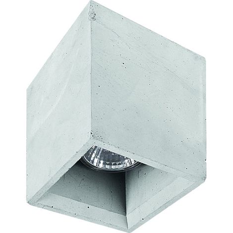 Spot plafond carré béton GU10 35W Bold S Nowodvorski (1/2)