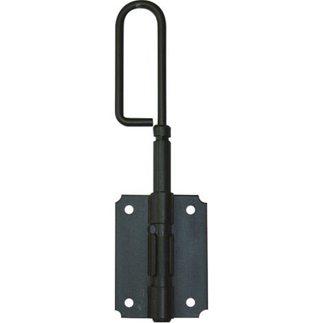 Serratura a perno 14 L400mm Nero - Afbat