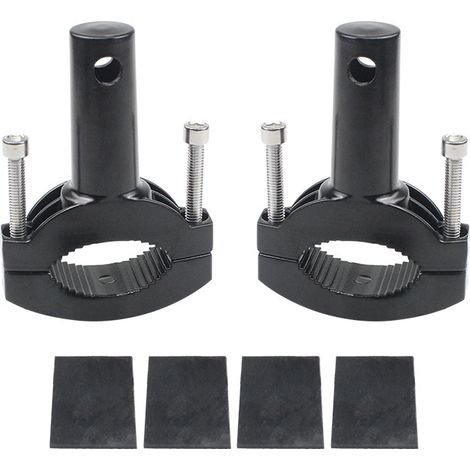 Modifications for electric vehicles and motorcycles: front shock absorber mounting bracket, additional headlight, bumper, shock absorber extension pannier rack (1/4)
