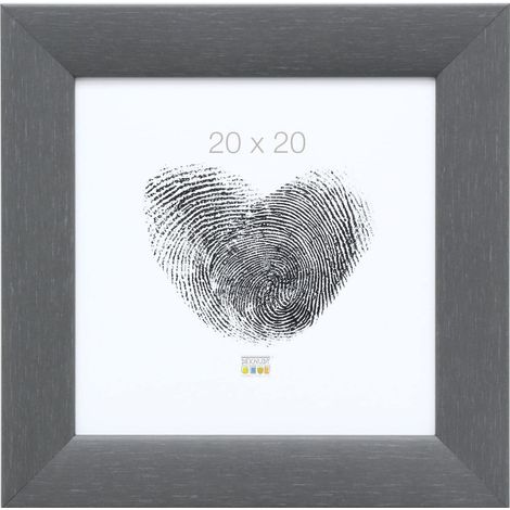 Cadre Photo Look Peint Bois Gris 27,8 x 27,8 x 1,5 cm (1/4)