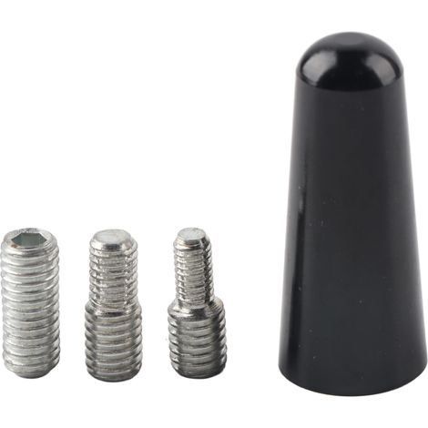 Antenne courte 3cm, tige filetée, cache décoratif toit, adaptateur radio auto, panneau Stop Short (1/5)