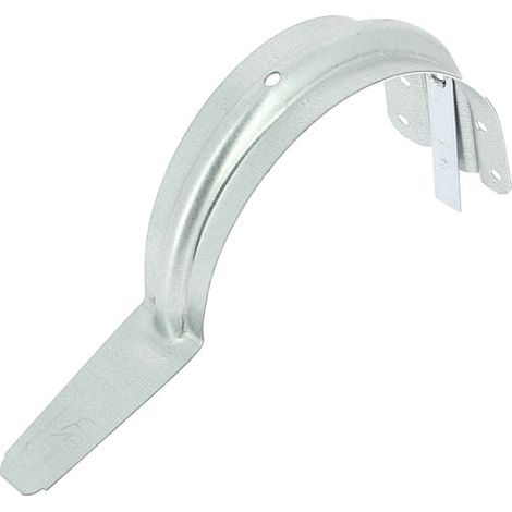 Crochet de rangement zinc type Vadot – Développé 250 – Feuillard 10/10È – Pour fixation murale dans espaces confinés