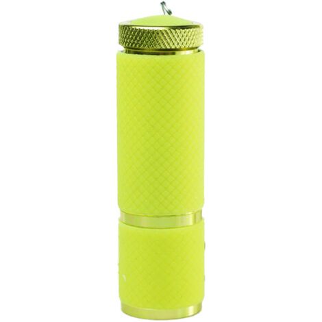Petite lampe torche avec cordon, lampe de camping portable, jaune crème glacée (1/5)