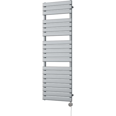 Typhoon - Silver Electric Towel Rail H1564mm x W500mm 600w Thermostatic (1/3)