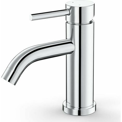 Robinet mélangeur de lavabo en acier inoxydable 304 – Finition chromée – Installation facile – Commande à une poignée – Résistant à la corrosion