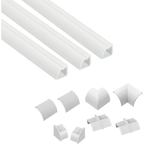 D-Line Kabelkanal Kit 22x22mm Weiß 3x 1,0m