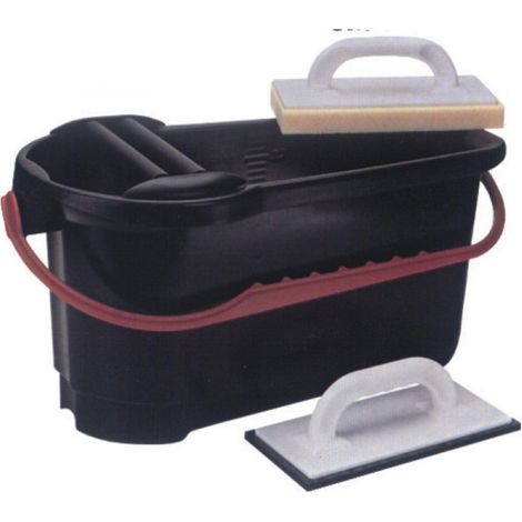 Kit professionale per piastrelle Dedra 24 litri due spatole