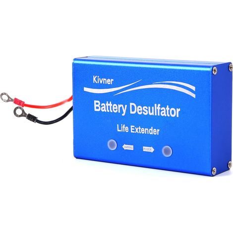 Desulfateur de Batterie 12V Auto/Moto - Élimine la Sulfatation, Régénère les Batteries AGM/SLA/VRLA - Prolonge la Durée de Vie - 20mA, Résistant (KVN-BTF12-O(Cosses à œillet)) (1/5)