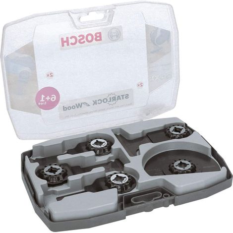 Bosch Accessories 2608664623 Best of Wood Kit lame per tagli dal pieno 7 parti 1 KIT