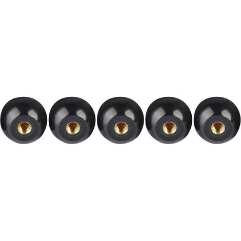 5 pièces noir bakélite boule levier bouton cuivre Insert M12 40 remplacement de Machine-outil (1/5)