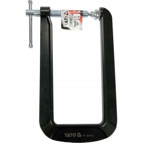 Herramienta de sujeción Yato yt-64191 fuerza 3 kN dimensiones 76x203 mm