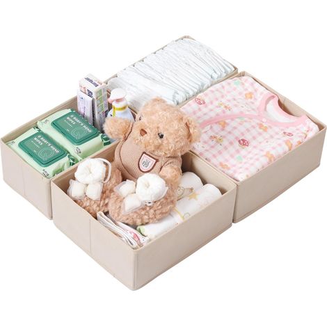 Lot de 4 Organisateurs de tiroir, Pliable, Tissu non tissé, Pour armoire PAX 50x58 cm (1/5)