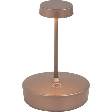 Lampada a led da tavolo Swap mini pro Bronzo ricaricabile e dimmerabile - 2W, 2200-2700-3000K, IP65