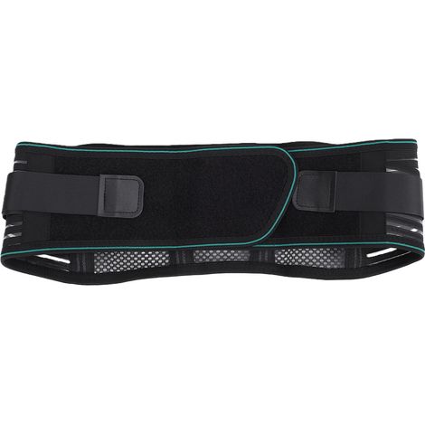 Ceinture de soutien lombaire respirante avec 5 baleines de renfort et sangles réglables pour l'haltérophilie (1/5)
