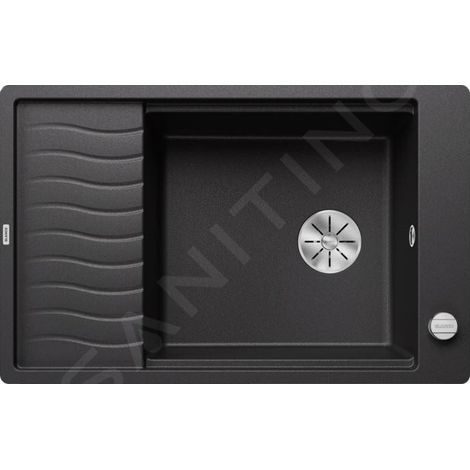 Blanco Elon XL 6 - Évier en silgranit, 770x490 mm, avec commande de vidage et accessoires, InFino, anthracite 524854 (1/4)