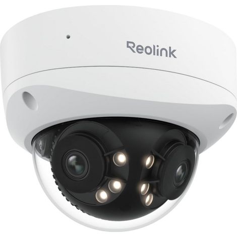 Reolink – Caméra de sécurité 8K PoE IK10 anti-vandalisme – Vision nocturne couleur – Panorama 180° – Détection intelligente – Installation facile