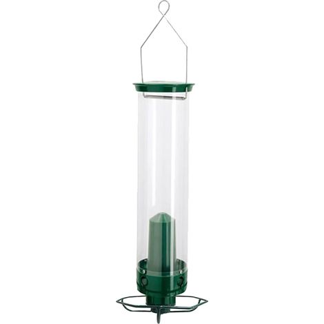 1 Mangeoire à oiseaux anti-écureuil, perchoir rotatif activé par poids, capacité 2,2kg, pour jardin, patio, extérieur (1/5)