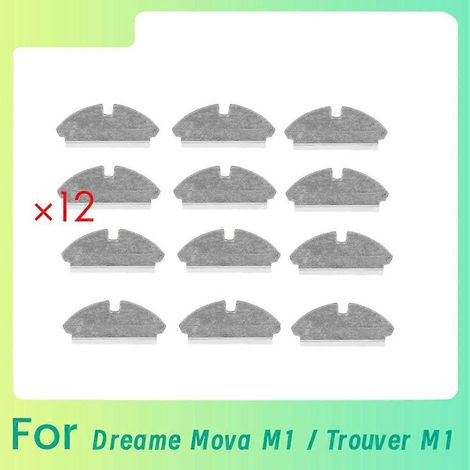 Lot de 12 pièces de rechange pour nettoyeur de chiffons Dreame Mova M1 / Trouver M1 : accessoires ultra-résistants (1/5)