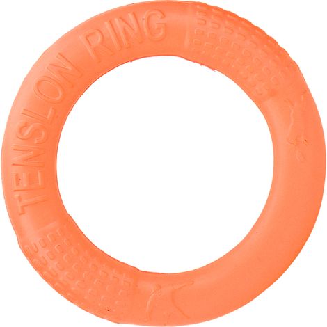 Anneau de traction pour chien en EVA élastique, petit jouet d'exercice de saut et course, entraînement pour chiot, couleur orange. (1/5)