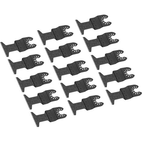 15 lames de scie oscillantes multifonctions standard à grandes dents pour outils électriques (1/5)