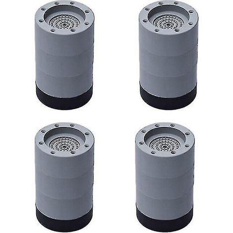 Patins anti-vibrations en caoutchouc pour lave-linge - Lot de 4 stabilisateurs antidérapants pour pieds de lave-linge, 8,5 cm (1/4)