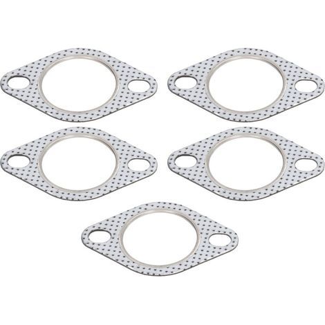Joint de bride de tuyau d'échappement 2 pouces, 5 pièces, résistance à haute température pour collecteur Turbo, tuyaux de décharge (1/5)