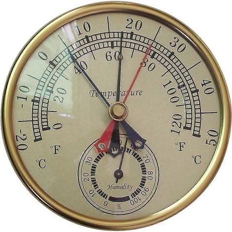 Thermometer-Hygrometer für den Innen- und Außenbereich zur Temperaturüberwachung in Garten, Gewächshaus, Wand und Wohnung (1/5)