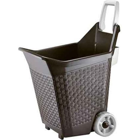 CARRIOLA MULTIUSO 'KART' 76 lt, cm 59x50x72h - Colore Muschio