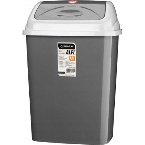 Pattumiera Galicja Alfi 7,5 l grigio 1 pz.