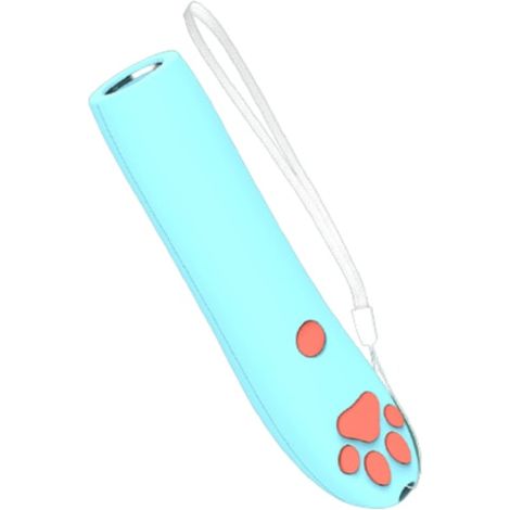 Laser interactif pour chat LED bleu, stylo projecteur anti-ennui, jouet félin lumineux à point rouge, amusant et stimulant (1/4)