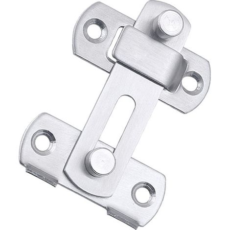 Loquet plat à grand angle de 180 degrés, loquet de porte, cage pour animaux en acier inoxydable, verrou de sécurité pour porte de grange, loquet de levier de vitesse, loquet antivol, serrure (1/4)