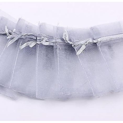 Organzabeutel für Schmuck, Süßigkeiten, Hochzeitsgeschenke, Geburtstagsgeschenke, 100er-Packung