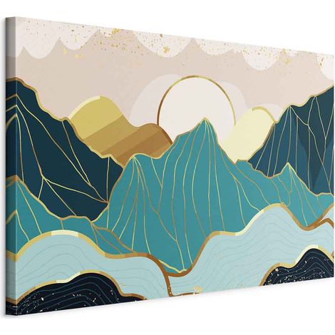 Tableau - Pâturages verts (1 partie) large (1/5)